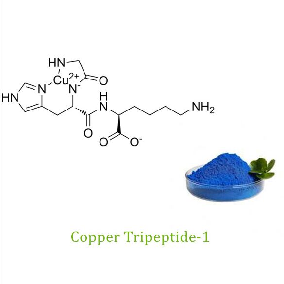 Copper Tripeptide-1 blue Powder Anti Wrinkle Complex Suitable for Adults Ingredient to Support Skin Firmness and Reduce Wrinkles in Mature Skin Care
