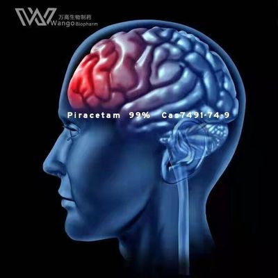 Γνωστικός ανυψωτής CAS 7491-74-9 μαζικών σκονών Nootropics Piracetam